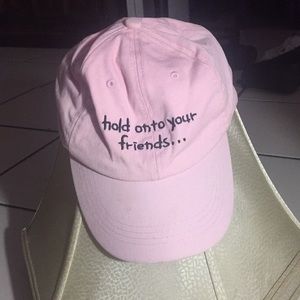 Hold onto your friends embroidered ball cap hat